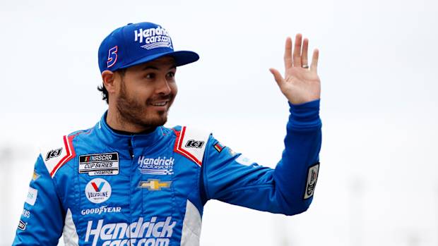 Kyle Larson may not be able to defend last year's championship any longer, but that doesn't mean he has stopped winning. (Photo by Chris Graythen/Getty Images)